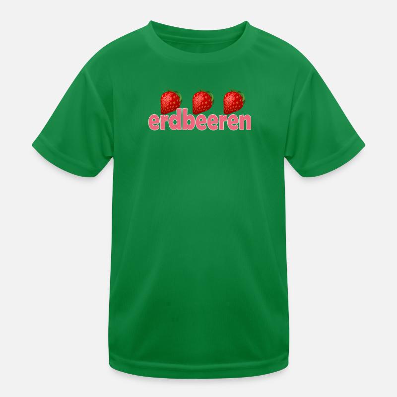 Strawberries Kids Functional T-Shirt