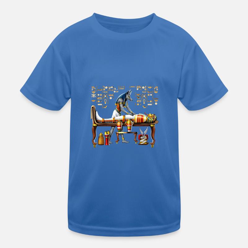 Anubis Egyptian God Kids Functional T-Shirt