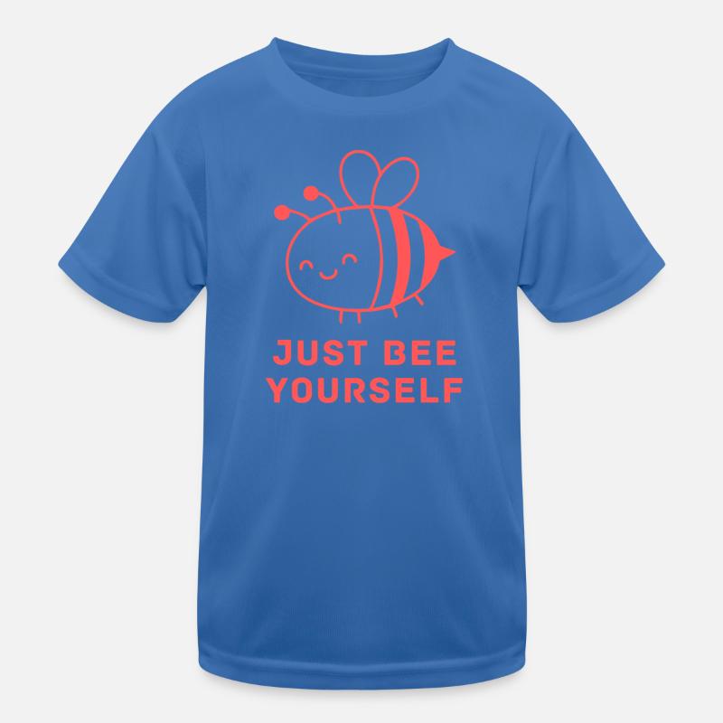 Biene dich einfach niedlich, Bienenlogo Kinder Funktions-T-Shirt