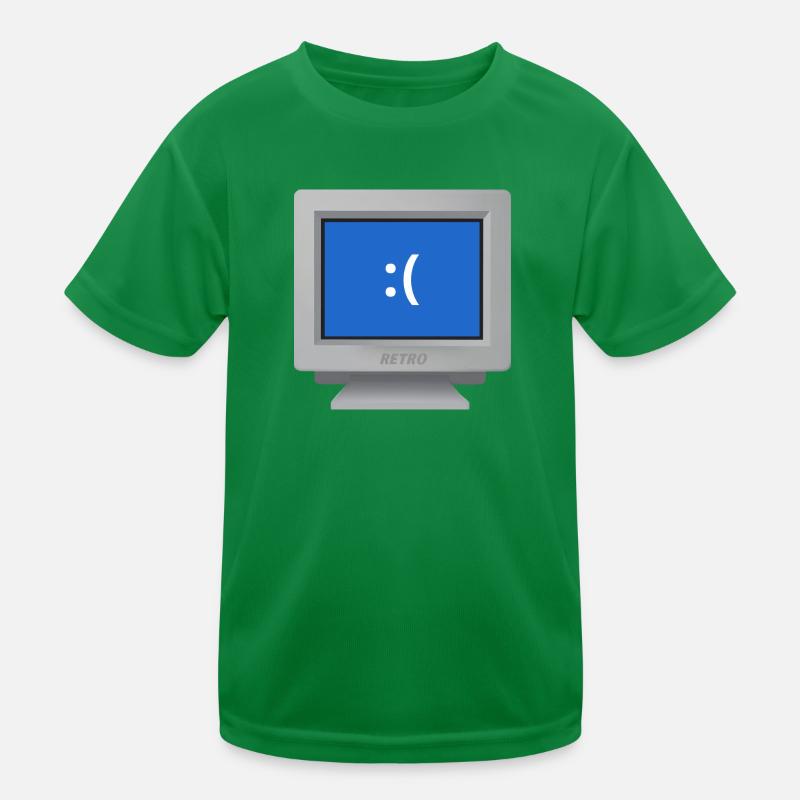 CRT-Design - Ihr PC hat ein Problem... Kinder Funktions-T-Shirt
