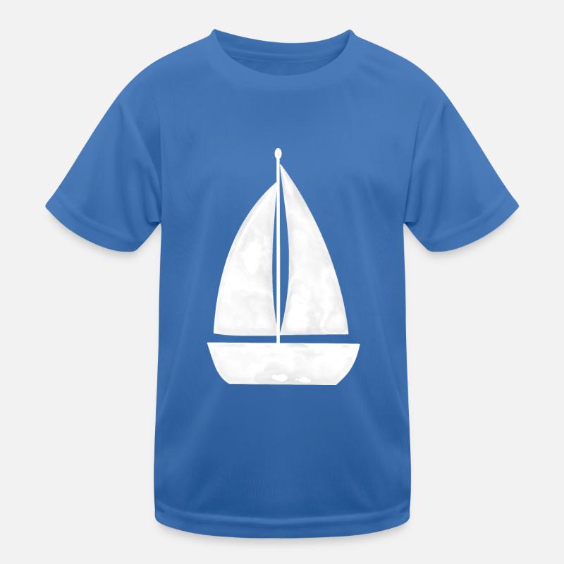 Segelschiff, Segelboot, Kinder Funktions-T-Shirt