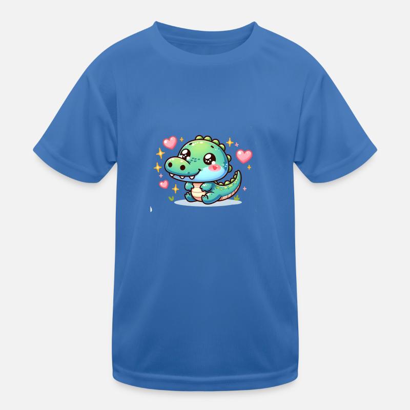Krokodil Kinder Funktions-T-Shirt