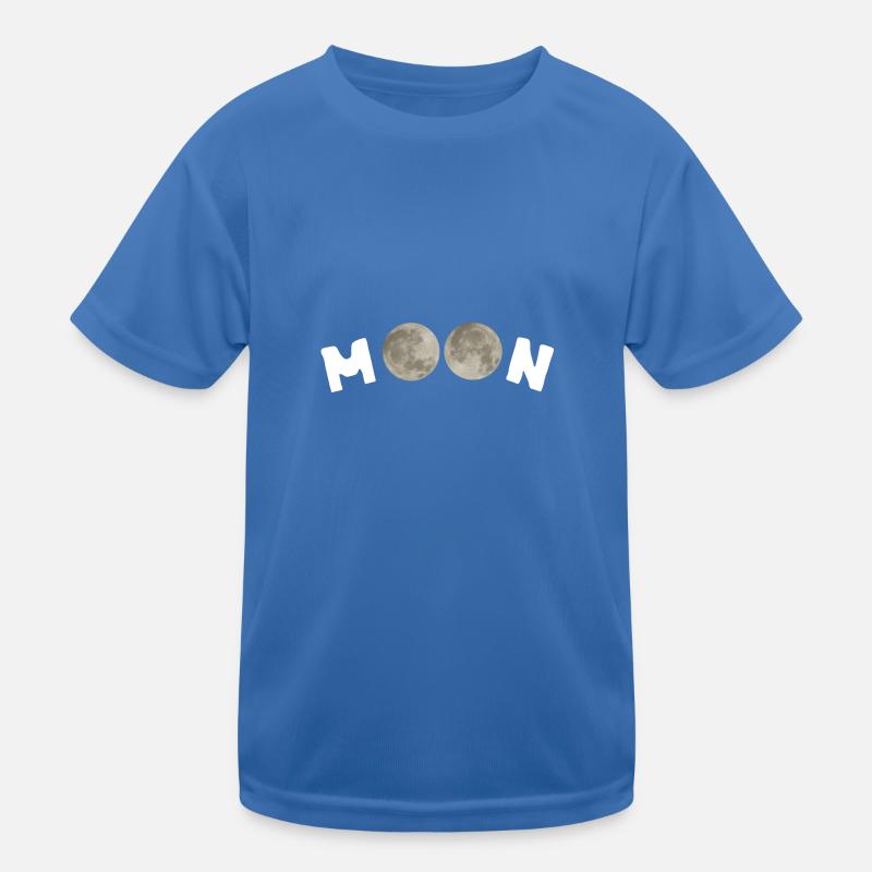 Moon - Kids Functional T-Shirt - royal blue