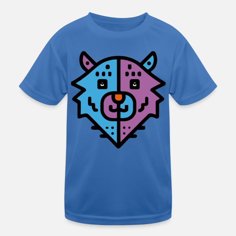 Funny cartoon bear in vector style Kids Functional T-Shirt