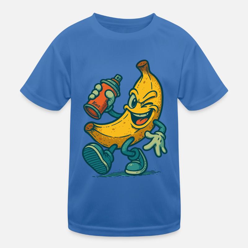 Banane effrontée avec bombe aérosol T-shirt sport Enfant