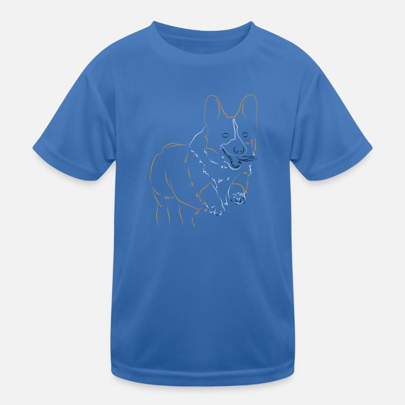 Welsh Corgi Cardigan Dog Kinder Funktions-T-Shirt