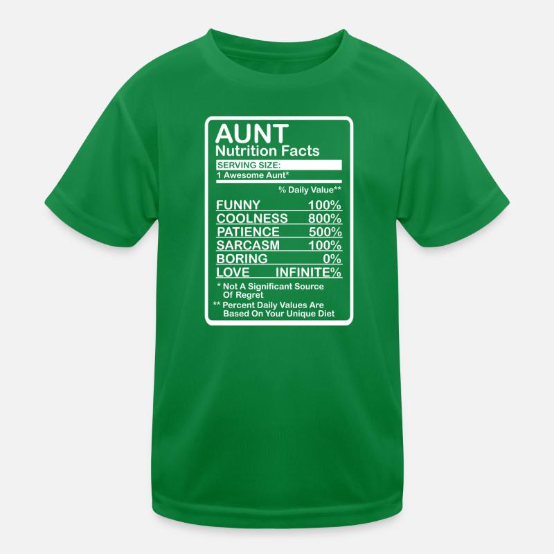 Tante Nährwerte Kinder Funktions-T-Shirt