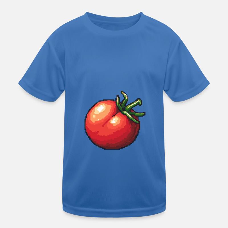 Joueur de pixels de tomate T-shirt sport Enfant