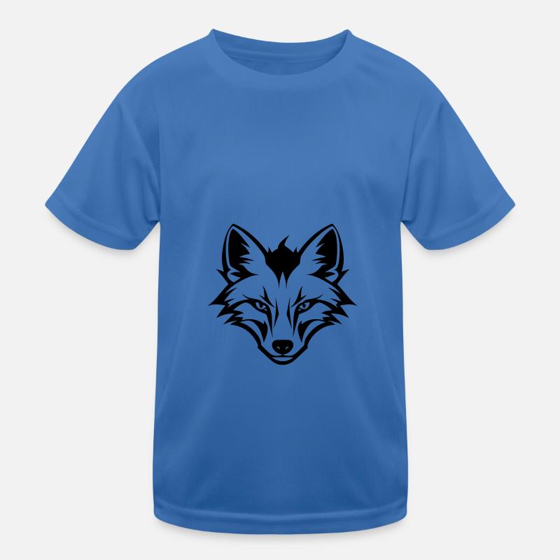 Fuchs Kopf Kinder Funktions-T-Shirt