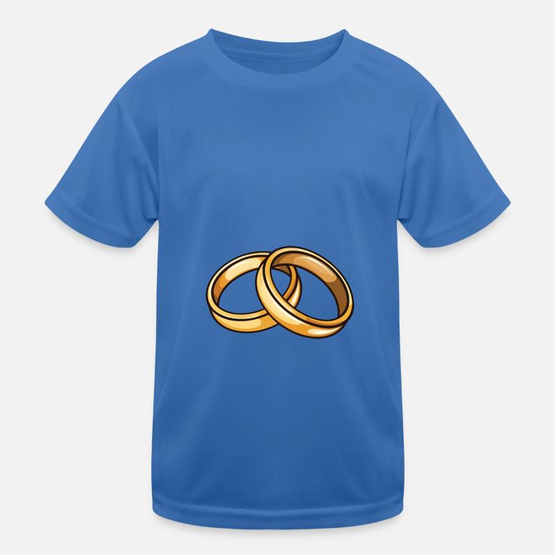 Wedding Rings Wedding Kids Functional T-Shirt