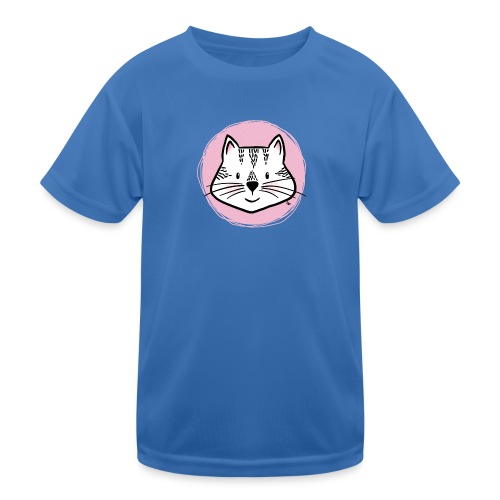 Süße Katze - Portrait - Kinder Funktions-T-Shirt