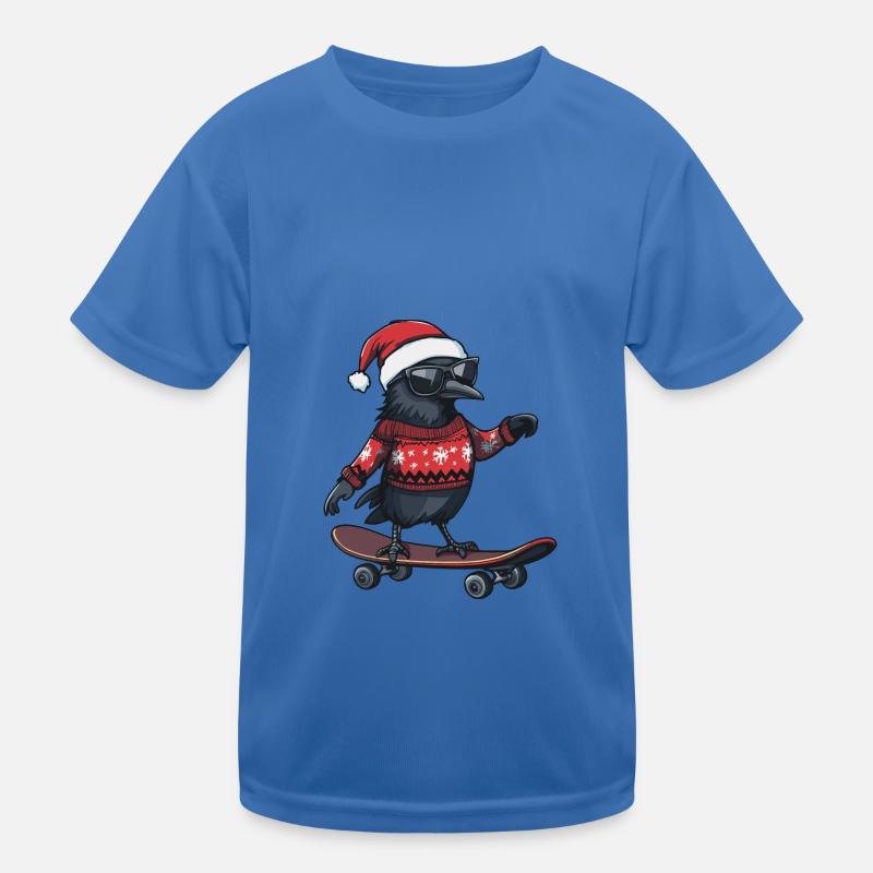 Corbeau Corbeau Noël drôle T-shirt sport Enfant