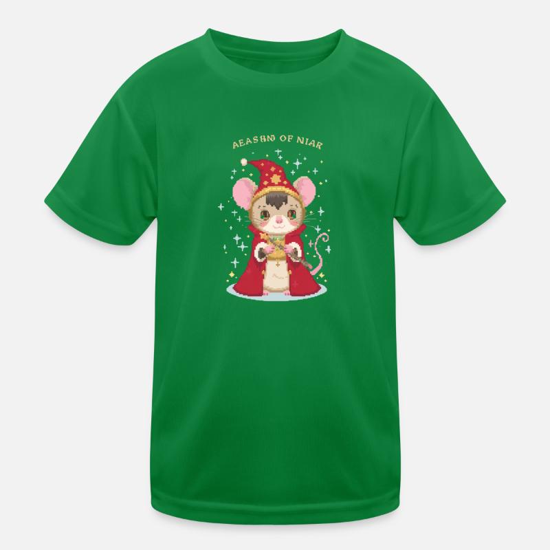 Magic Witch Mouse Kids Functional T-Shirt