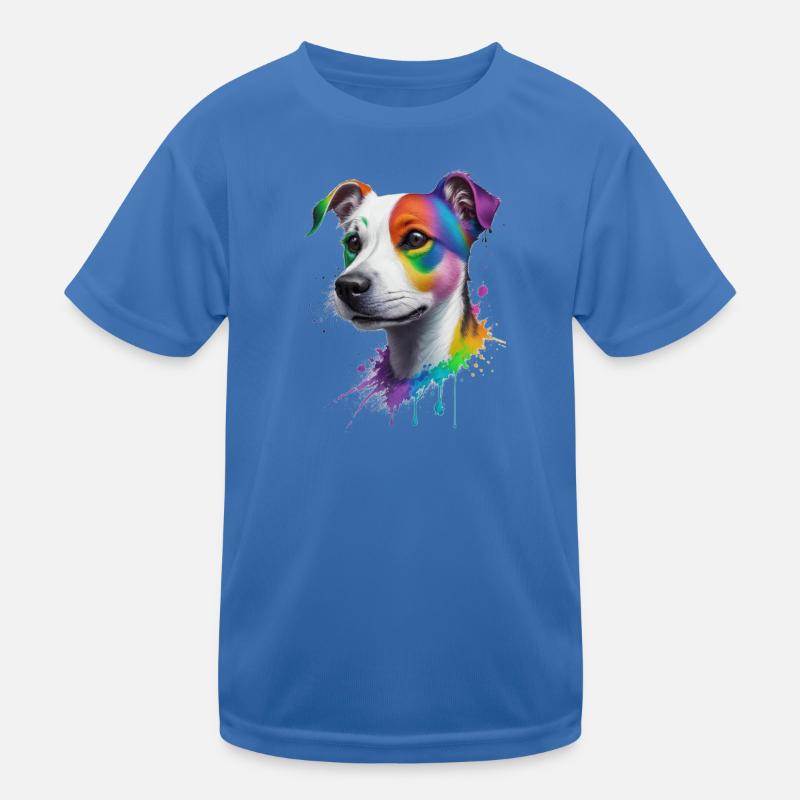 Jack Russel Terrier Kinder Funktions-T-Shirt