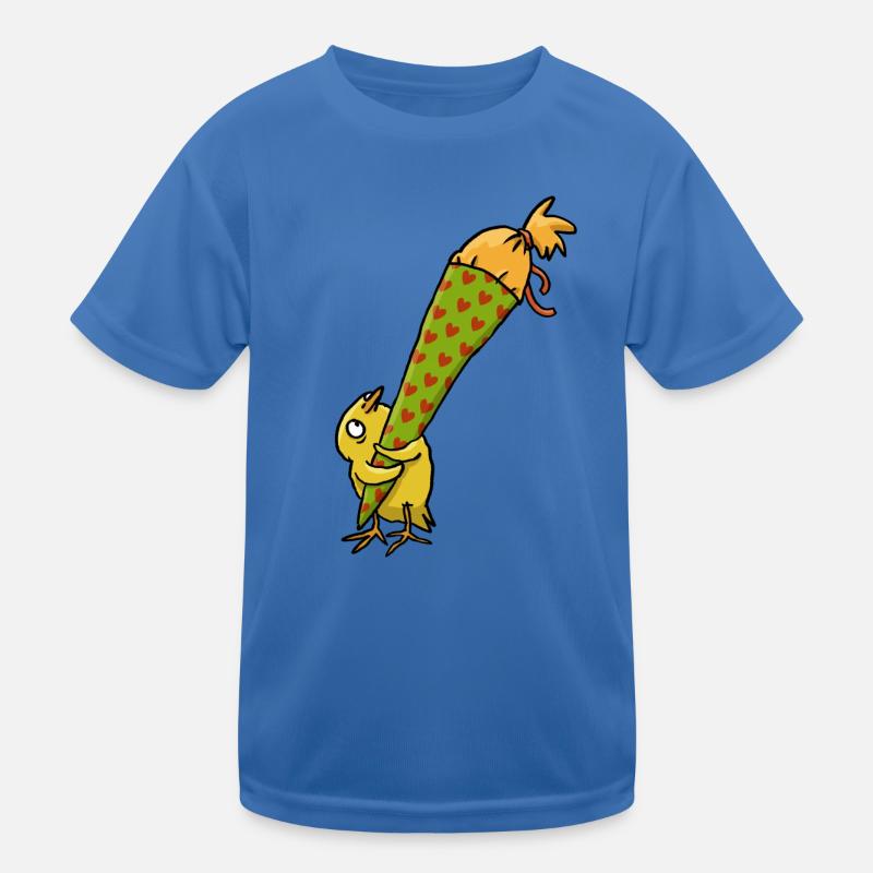 Chicks with school cone Kids Functional T-Shirt