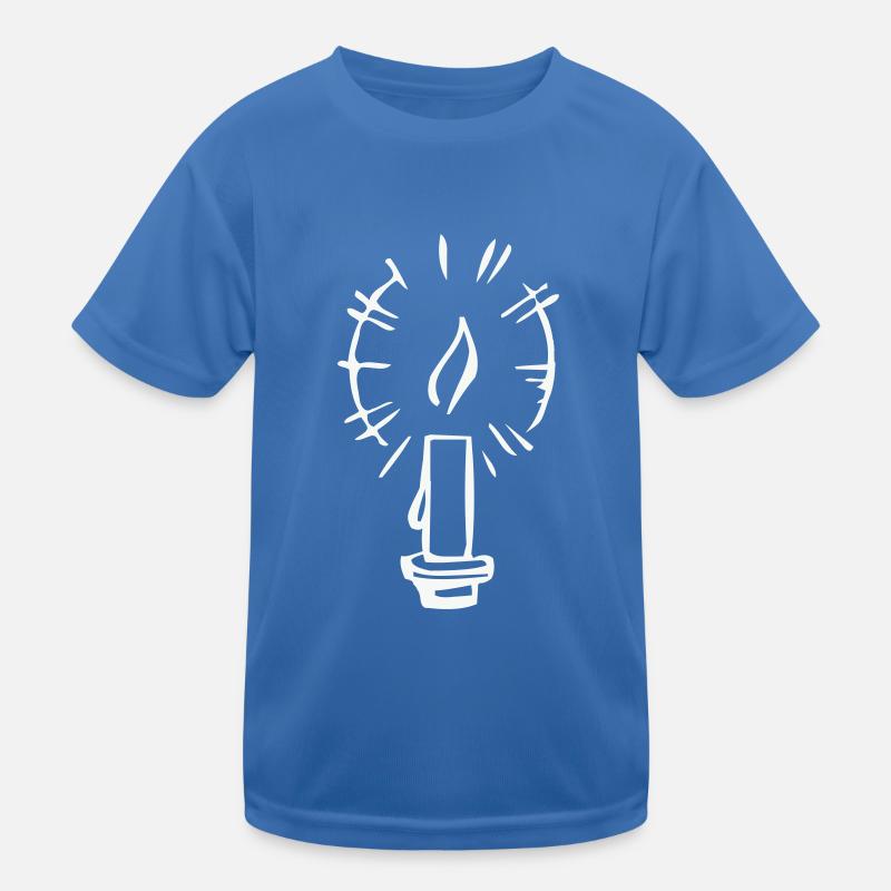 Kerze Kinder Funktions-T-Shirt