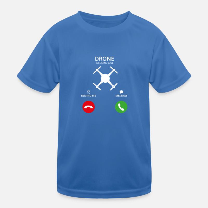 Call Mobile Call drone drone Kids Functional T-Shirt