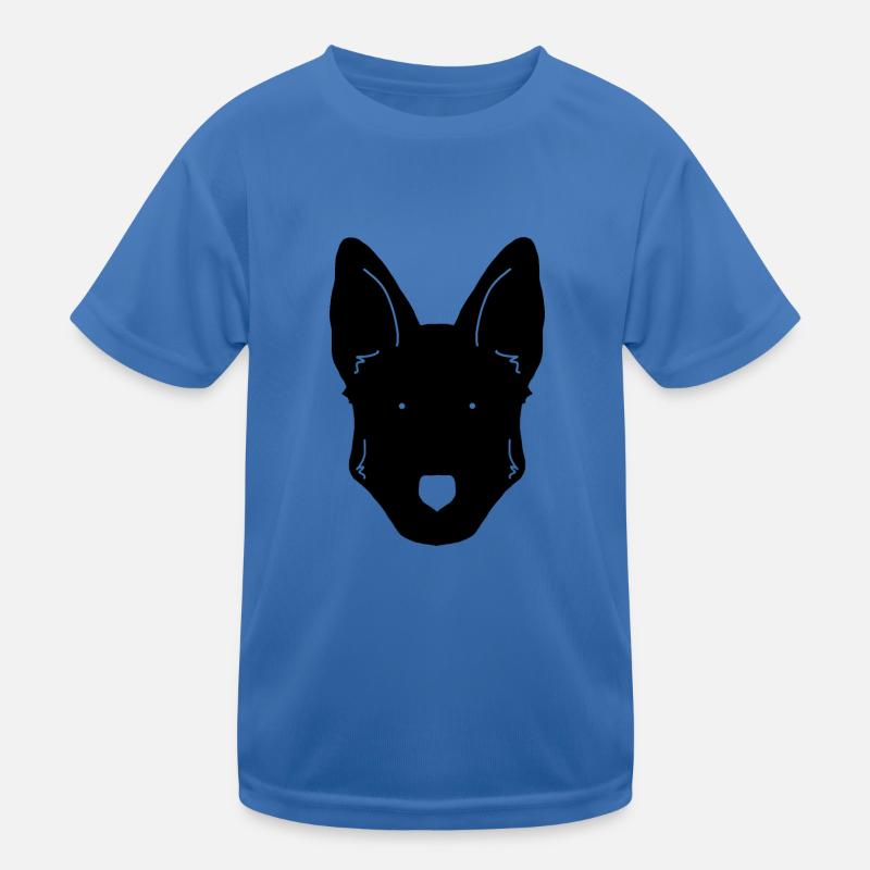 German Shepherd Design Kinder Funktions-T-Shirt