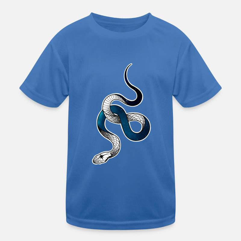 Kosmose schlange Kinder Funktions-T-Shirt