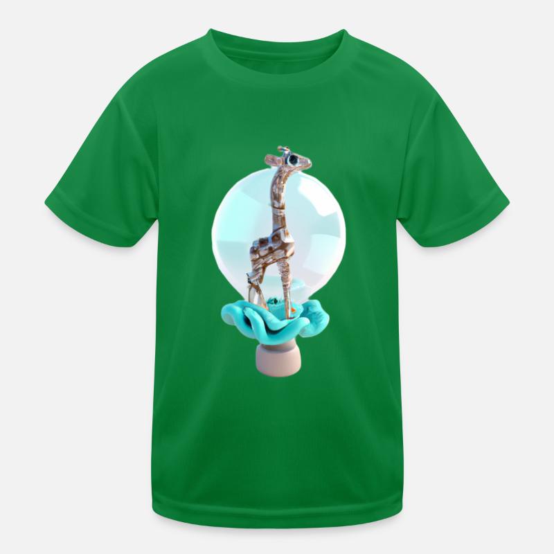 Design Giraffe Kinder Funktions-T-Shirt
