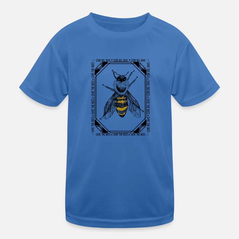 save the bees 3 Kids Functional T-Shirt