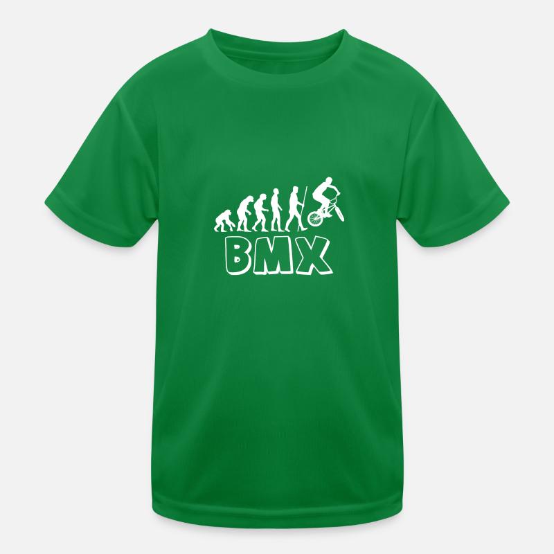 Evolution de l'humanité à BMX T-shirt sport Enfant