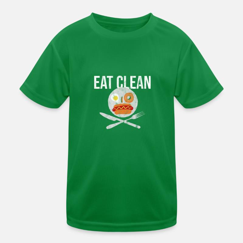 Eat clean Kids Functional T-Shirt