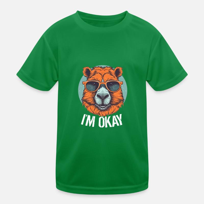 Capybara Funny capybaras Kids Functional T-Shirt
