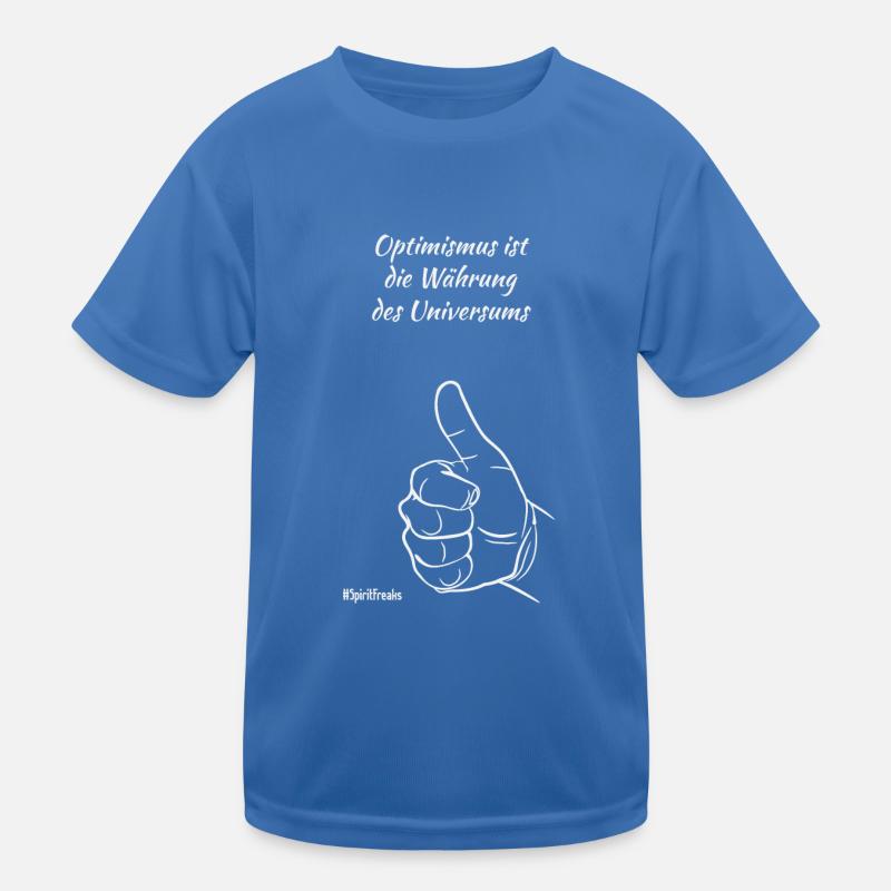 Optimismus - hell Kinder Funktions-T-Shirt