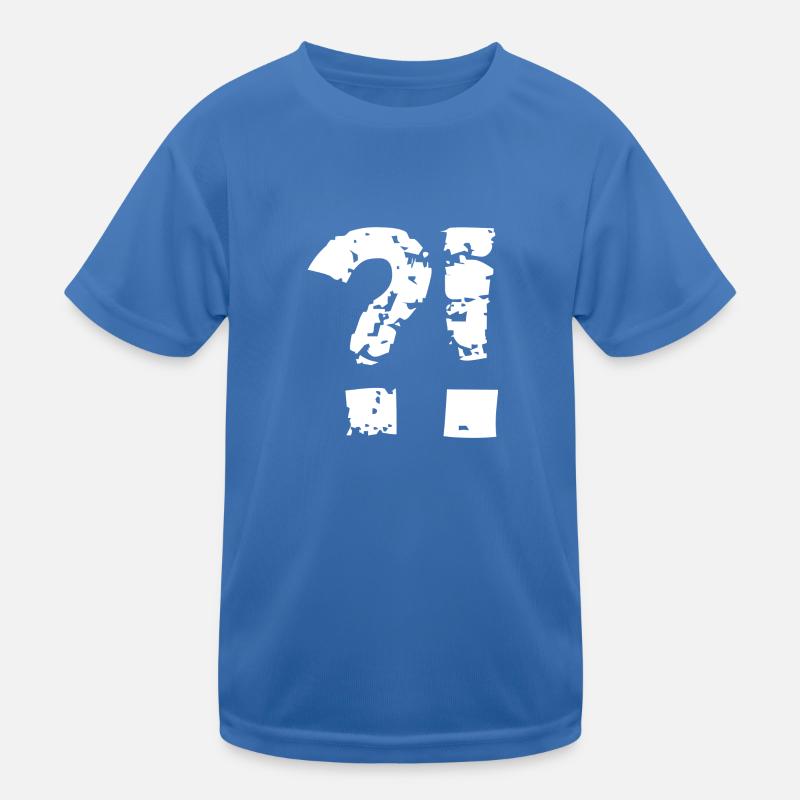 Point d’interrogation point d’exclamation style comique. T-shirt sport Enfant