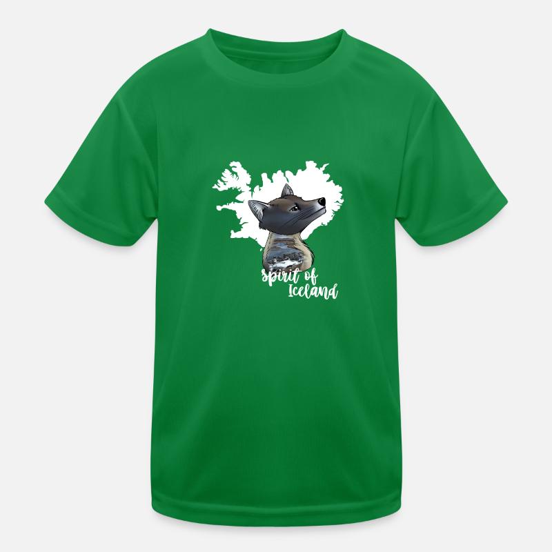 Polarfuchs Island Kinder Funktions-T-Shirt