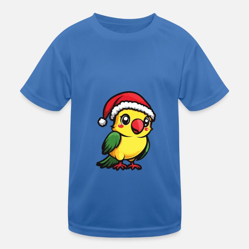 Perroquet Noël mignon T-shirt sport Enfant