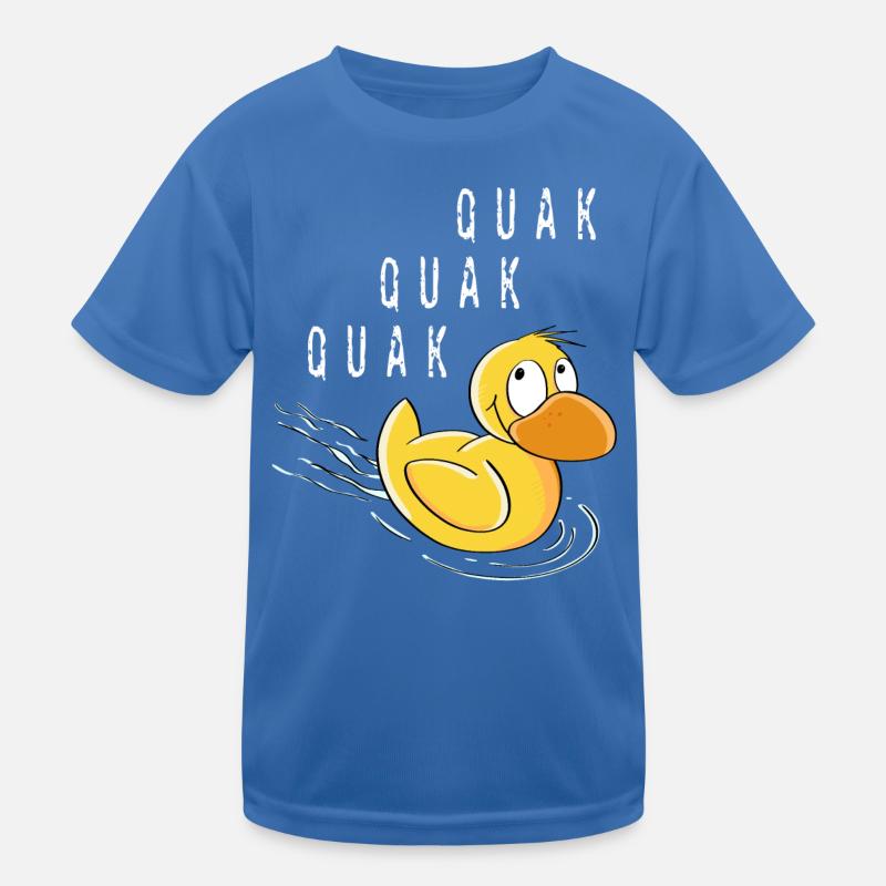 Quack Quack Duckling - Duck comic Kids Functional T-Shirt