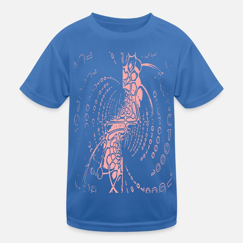 Spirale der Bytes: Meditationsfigur Kinder Funktions-T-Shirt