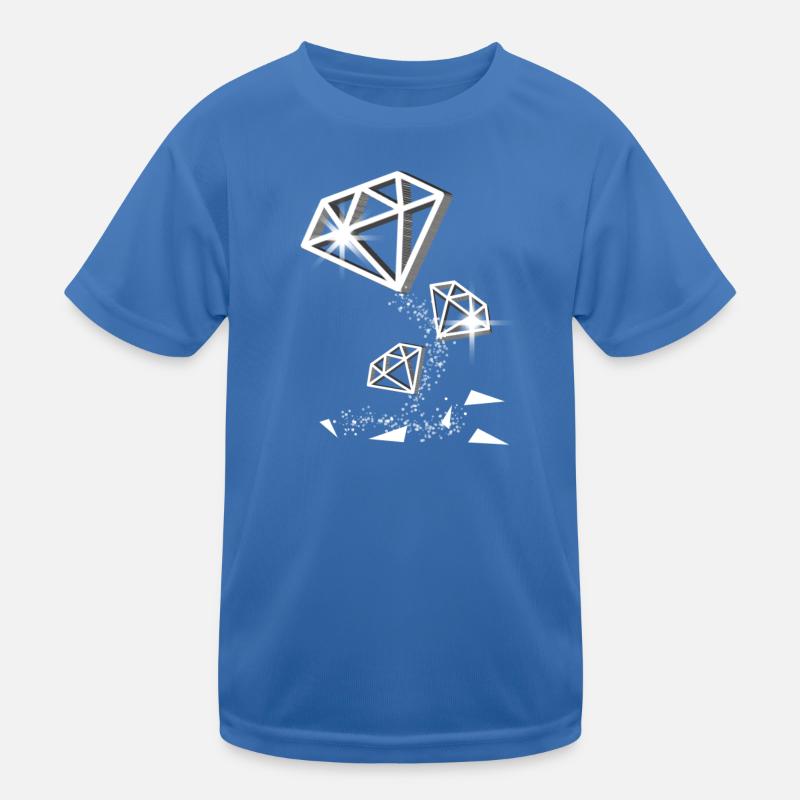 Falling Diamonds Kids Functional T-Shirt
