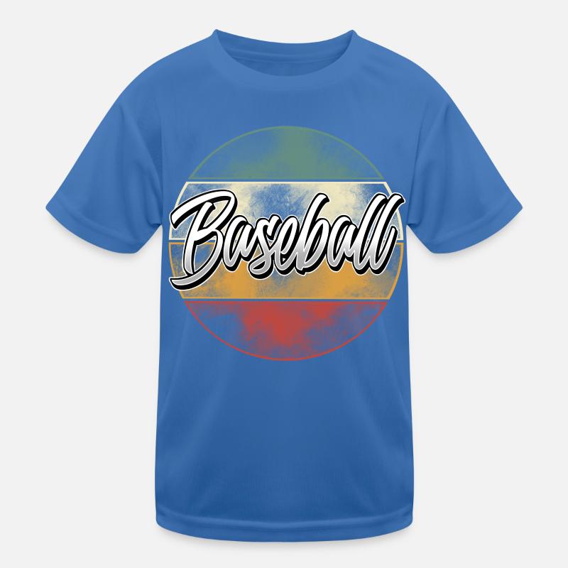 Baseball Kinder Funktions-T-Shirt