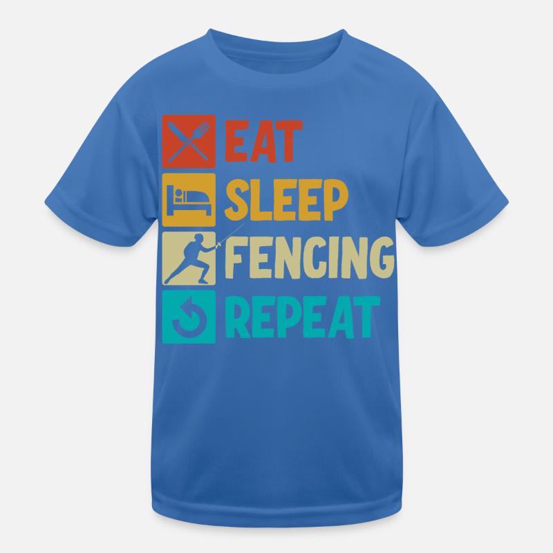 Fencing Kids Functional T-Shirt