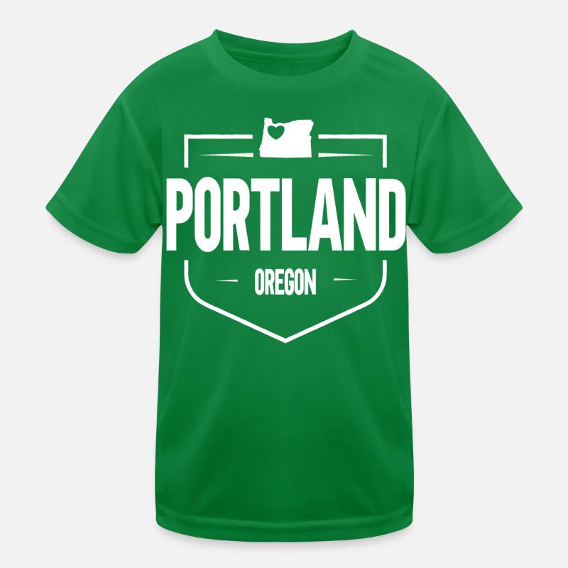 Portland Kinder Funktions-T-Shirt