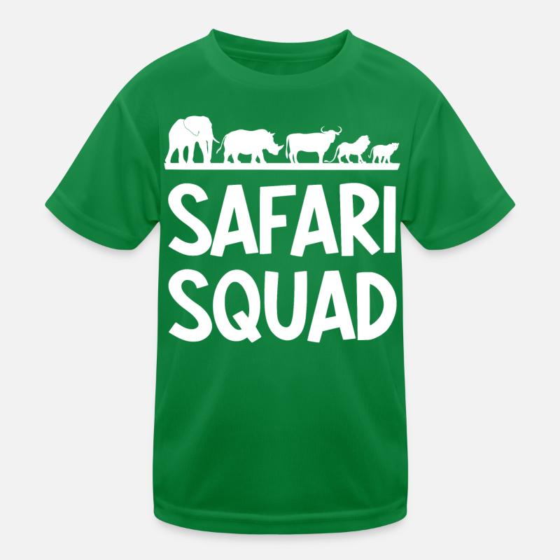 Safari Squad Kinder Funktions-T-Shirt