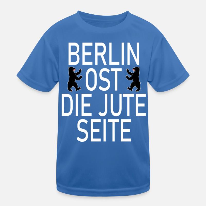 Berlin East the jute side Berlin Bear Kids Functional T-Shirt