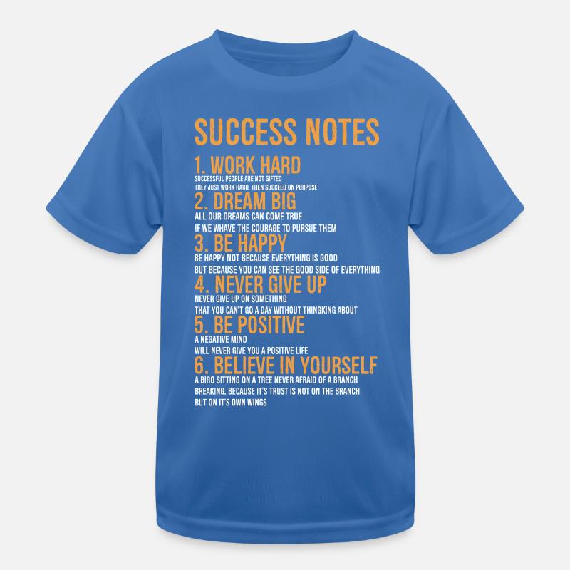 success notes Kids Functional T-Shirt