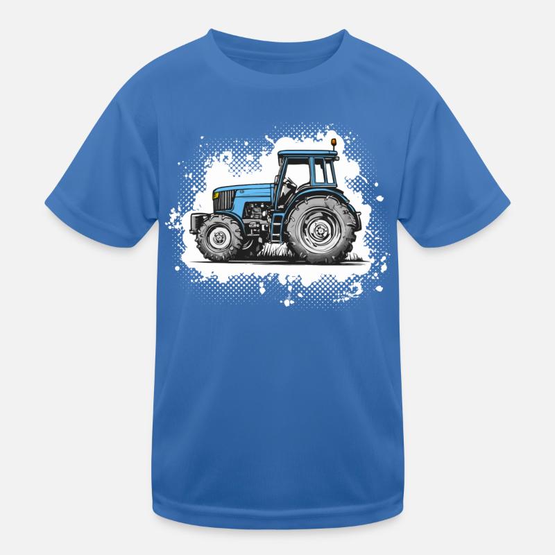 Traktor bleu - Splash T-shirt sport Enfant