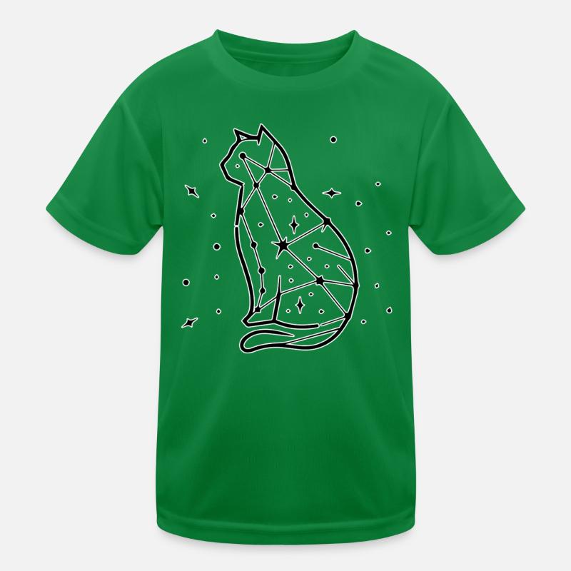 Dessin au trait de chat T-shirt sport Enfant