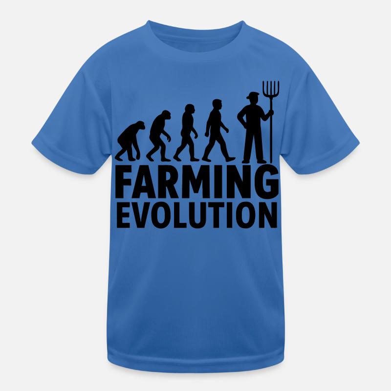 Farming Evolution Landwirtschaft Kinder Funktions-T-Shirt