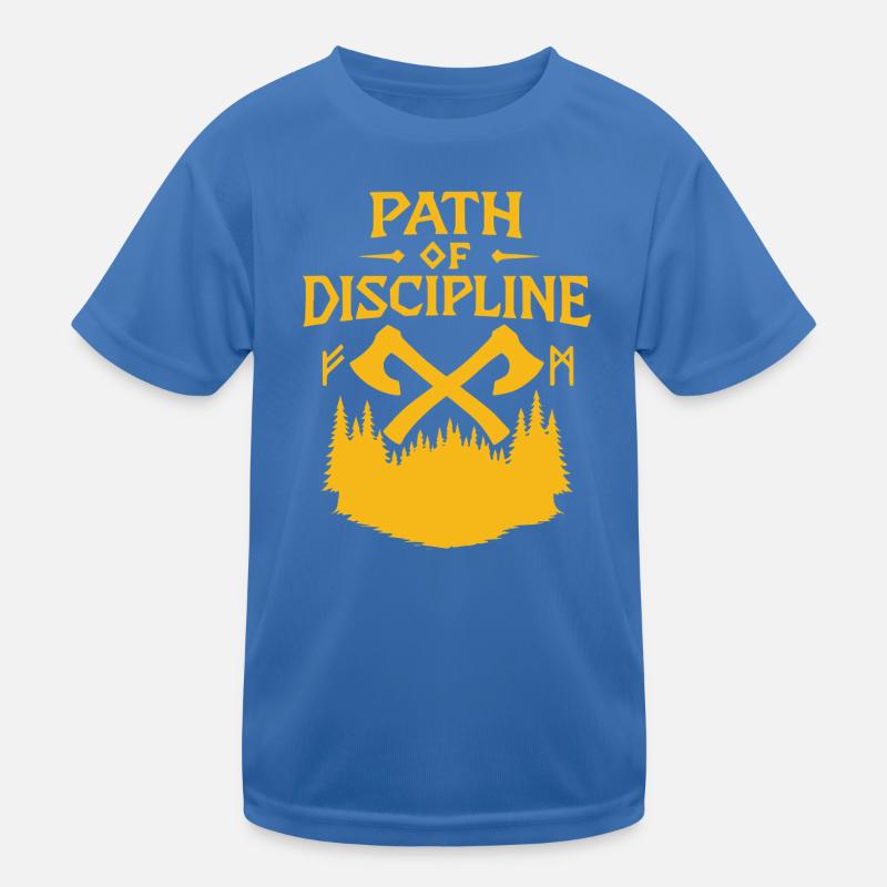Chemin de la discipline Conception motivationnelle T-shirt sport Enfant