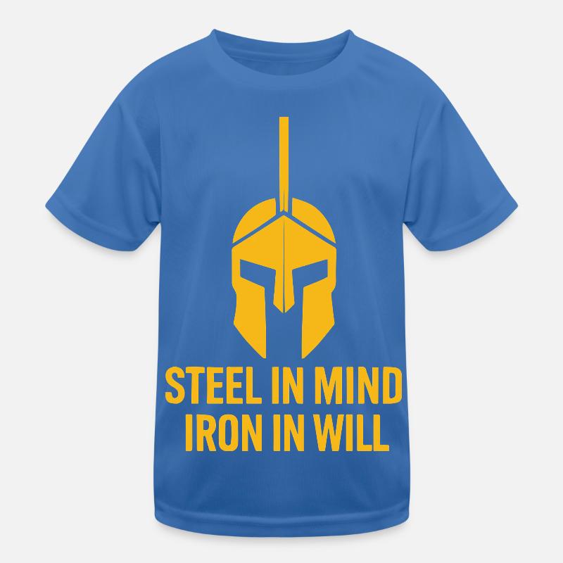 Steel in Mind Iron in Will Tee Kids Functional T-Shirt