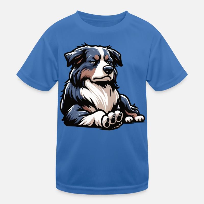 Australian Shepherd Aussie Aussiebesitzer Aussies Kinder Funktions-T-Shirt