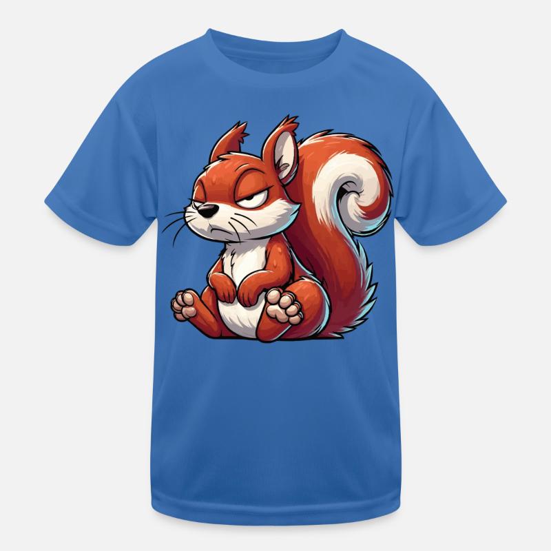 Eichhörnchen Eichhorn Eichhörnchenliebhaber Nager Kinder Funktions-T-Shirt
