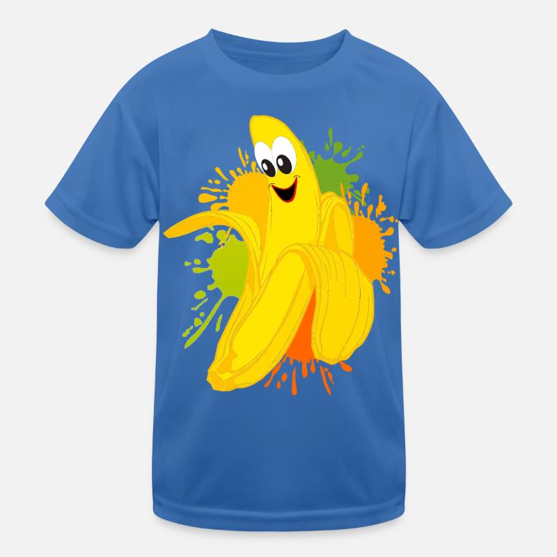 Explosion de couleur banane joyeuse T-shirt sport Enfant