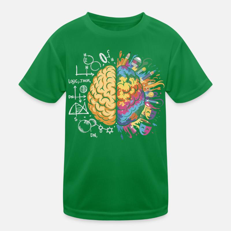 Explosion créative des couleurs du cerveau T-shirt sport Enfant
